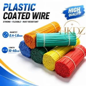 Garden Twist Ties Plastic Coated Wire Plant Support Ties Gardening Cable Ties