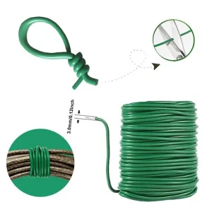 Flexible Plant Twist Ties Support Soft Reusable Weatherproof Garden Wire