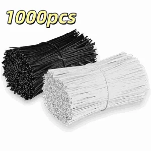 Garden Wire Plant Twist Tie Support Cable Flexible Plastic Coated Reusable Ties